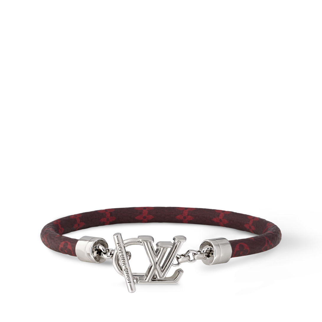 LV Dimension Monogram Leather Bracelet - Men - Fashion Jewelry